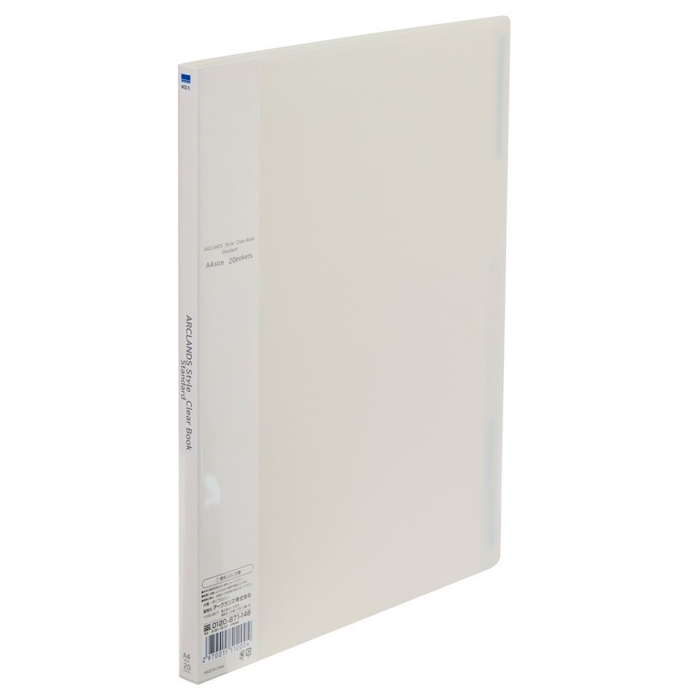 クリアブックスタンダードＡ4 20ポケット, グリーン, A4 20ポケット