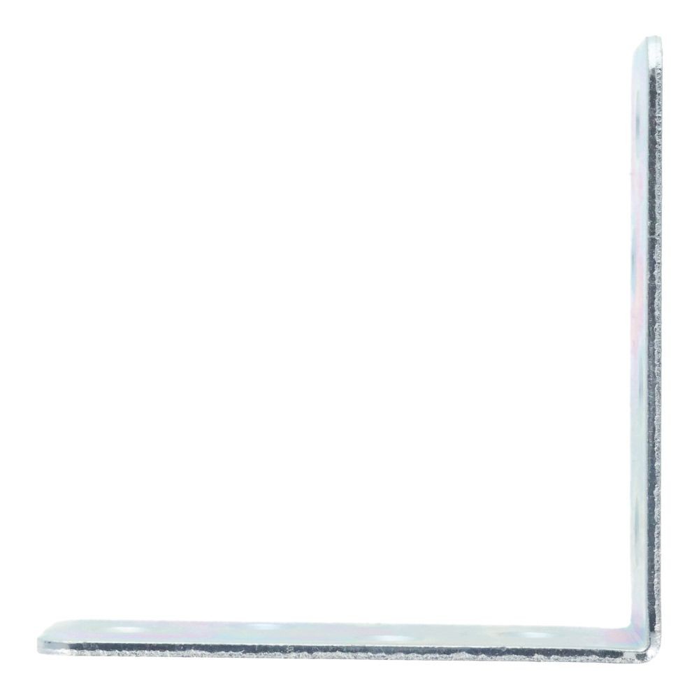 ２&times;４メッキ金具Ｌ型タイプ　３５&times;７５&times;７５, メッキ, L型