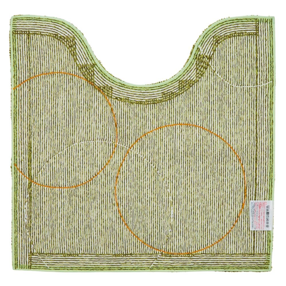 センコーＮＥＯサークルトイレマット, ブラウン, 58×60cm