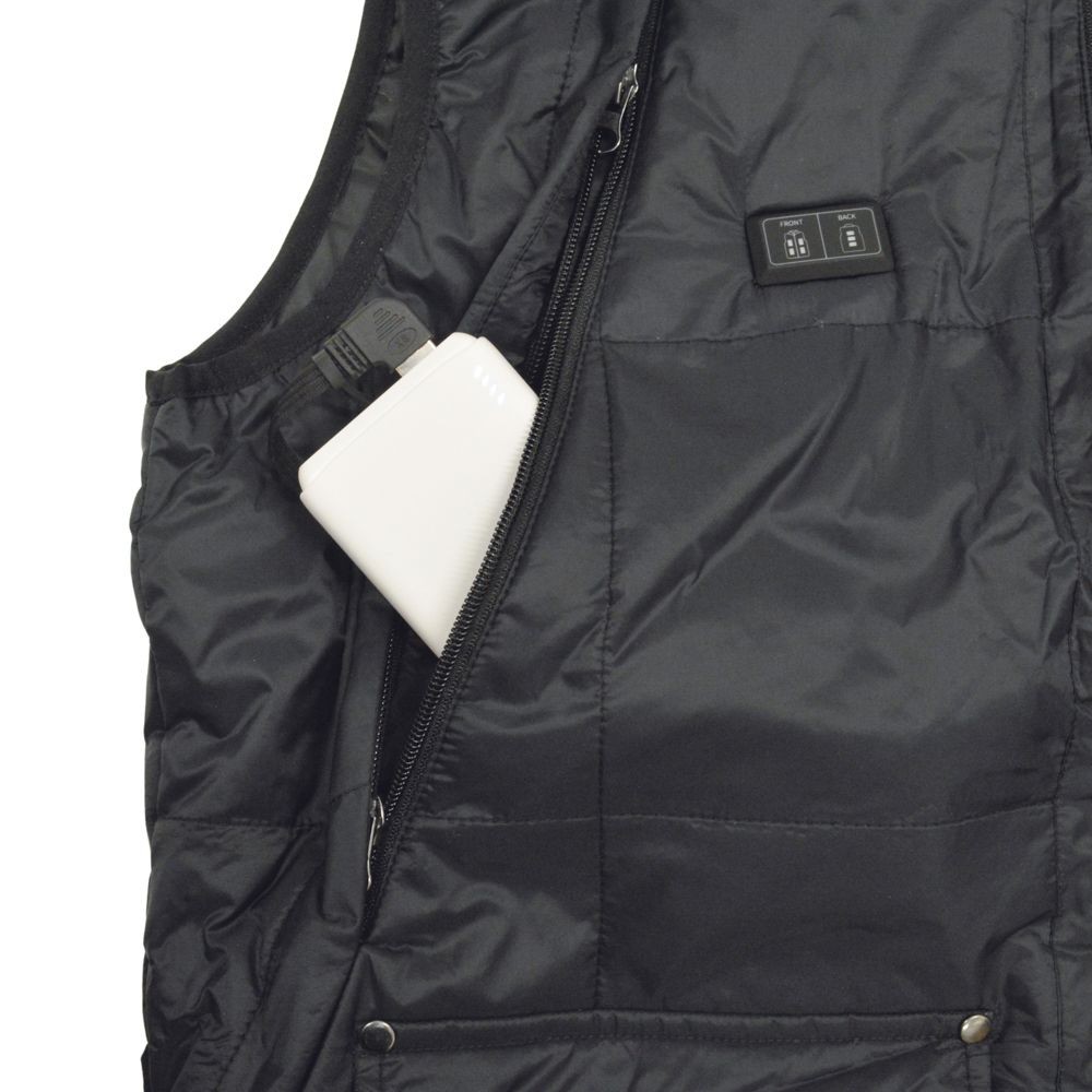 【2025年モデル】アウター7ヒーターベスト ブラック, ブラック, Sサイズ