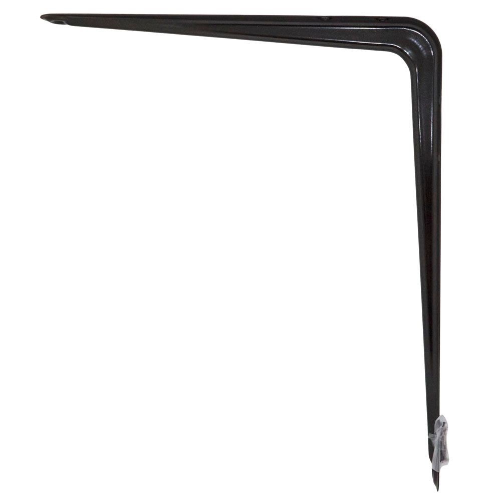 Ｌ型棚受（ブロンズ）　３５０&times;４００, ブロンズ, 350&times;400mm