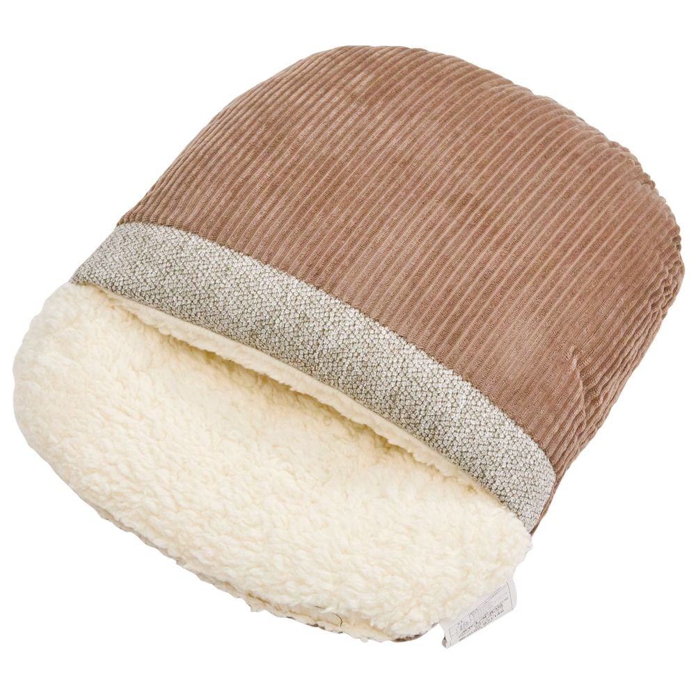 WIZ'A　ウィザ　断熱シート入あったか足ポカクッション３５Ｘ４０ＢＲ, ブラウン, 35×40cm