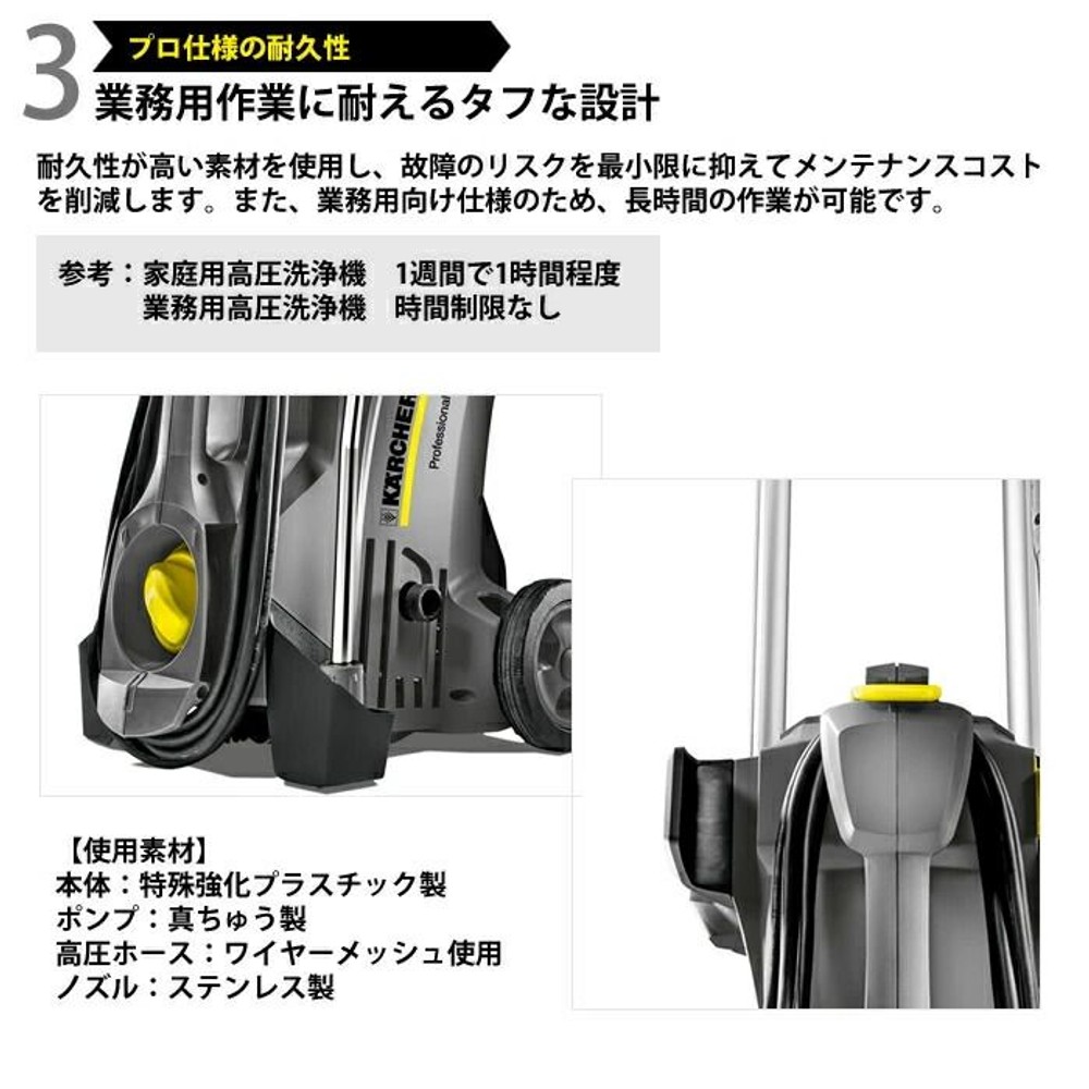 ケルヒャープロ用高圧洗浄機　ＰｒｏＨＤ4／8Ｐ, イエロー, 50Hz