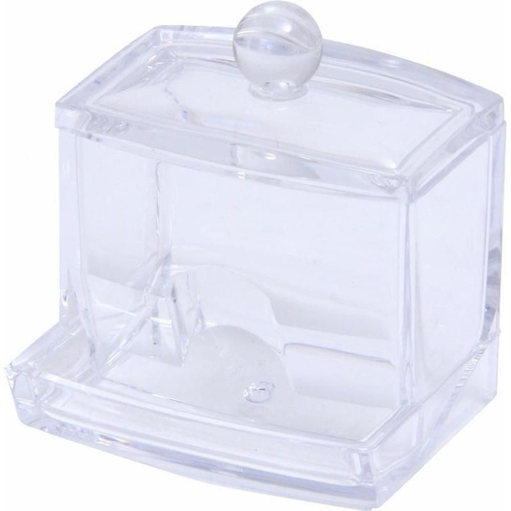 不二貿易  ＰＳコスメ収納　綿棒ケース 【メーカー直送 代引不可】, クリア, 14380