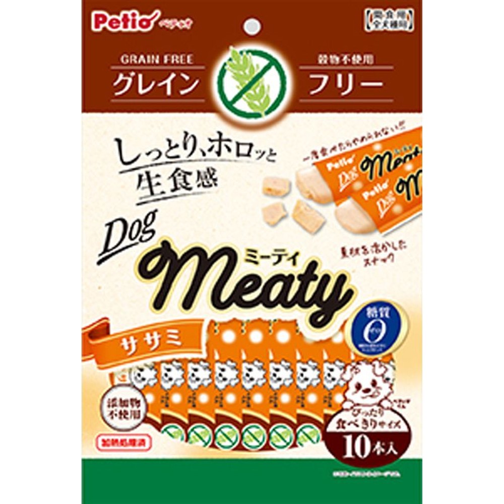 ペティオ　Ｍｅａｔｙ　グレインフリー　ササミ　10本