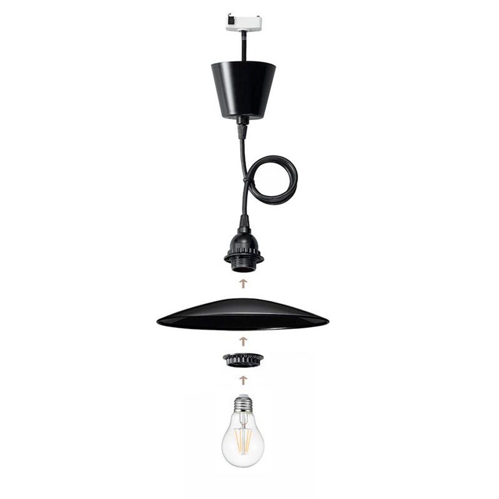 ヤザワ　レトロペンダント　ＰＤＲ04Ｌ01, ブラック, その他サイズ１