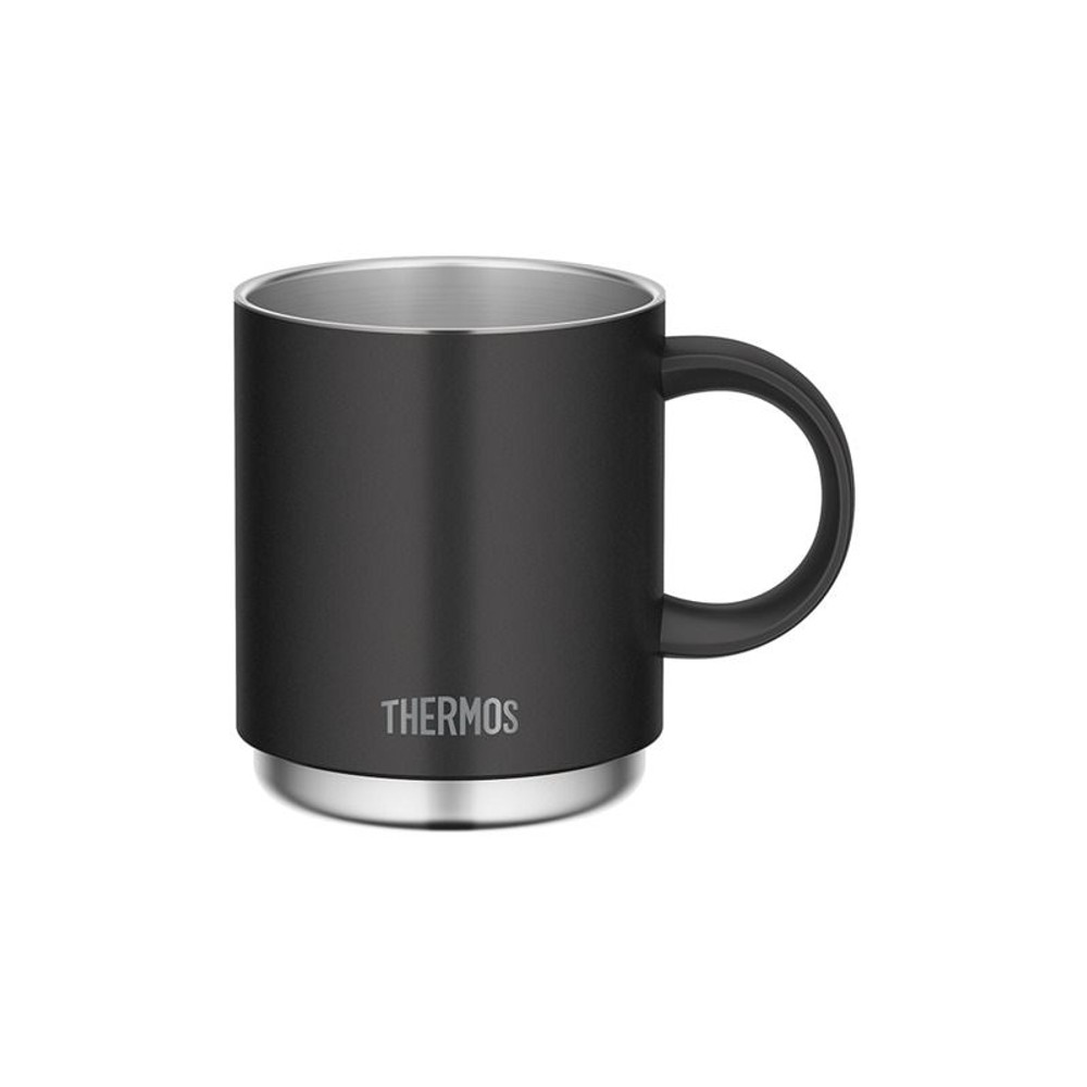 サーモス　真空断熱マグカップ ＪＤＳー３５１ ＢＫ, ブラック, 350ml