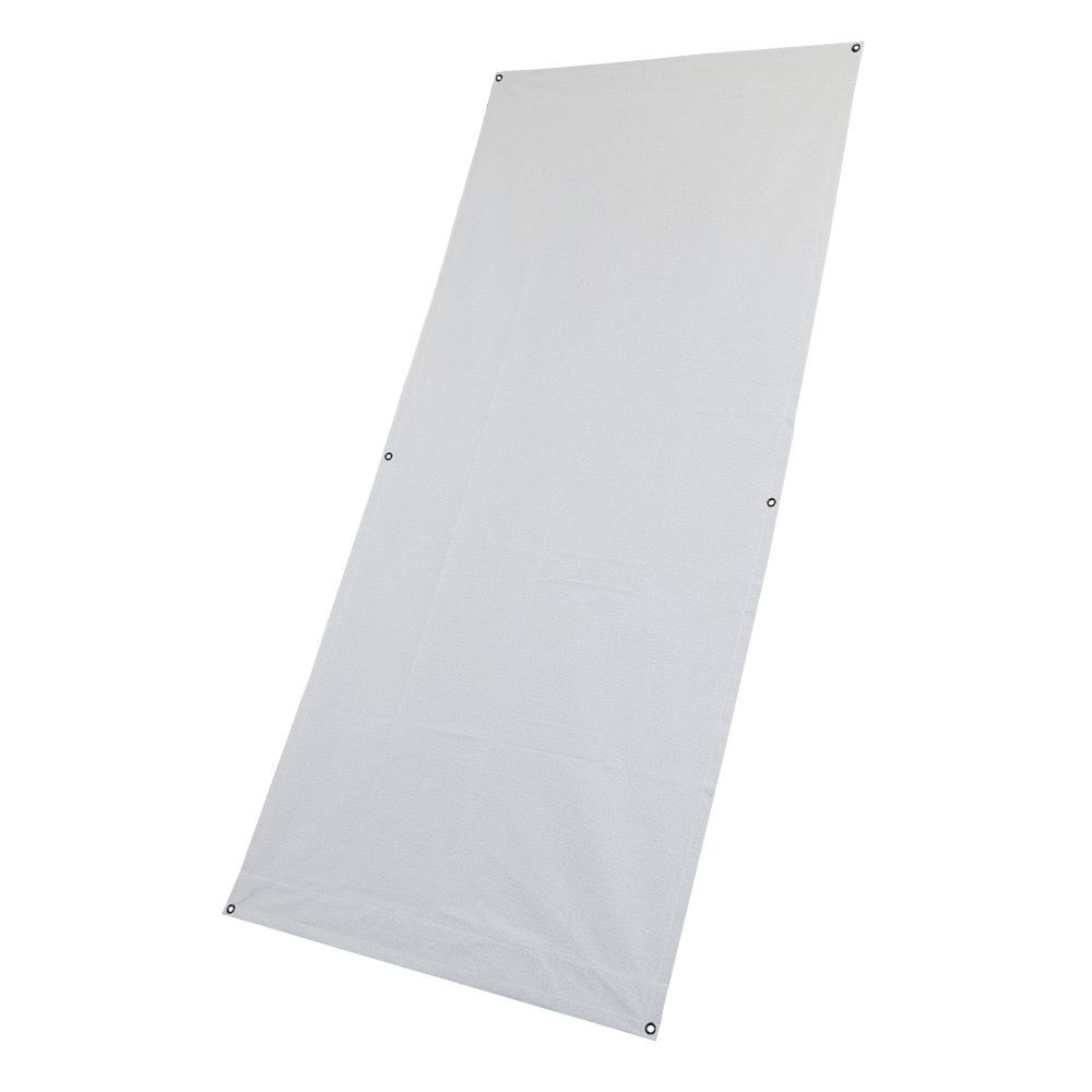 ウイザ　WIZ'A　屋外用遮光カーテン　ルーナ　ライトグレー, ライトグレー, 190x250cm