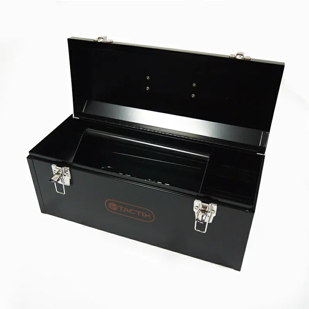 スチールツールケース　ブラック　　321100, ブラック, 幅510&times;奥行205&times;高さ230