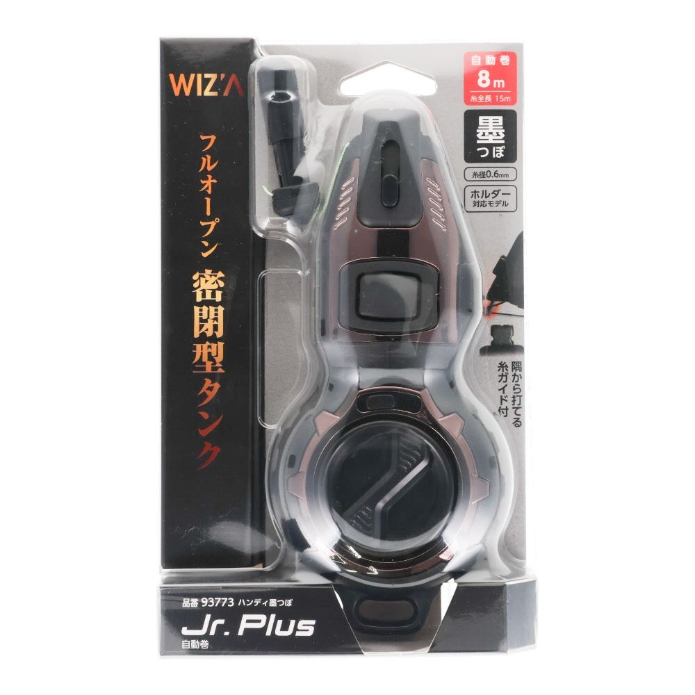 ＷＩＺＡ&times;シンワ　ハンディ黒つぼ　自動巻　Ｊｒ．Ｐｌｕｓ, 墨つぼ, 1個入り