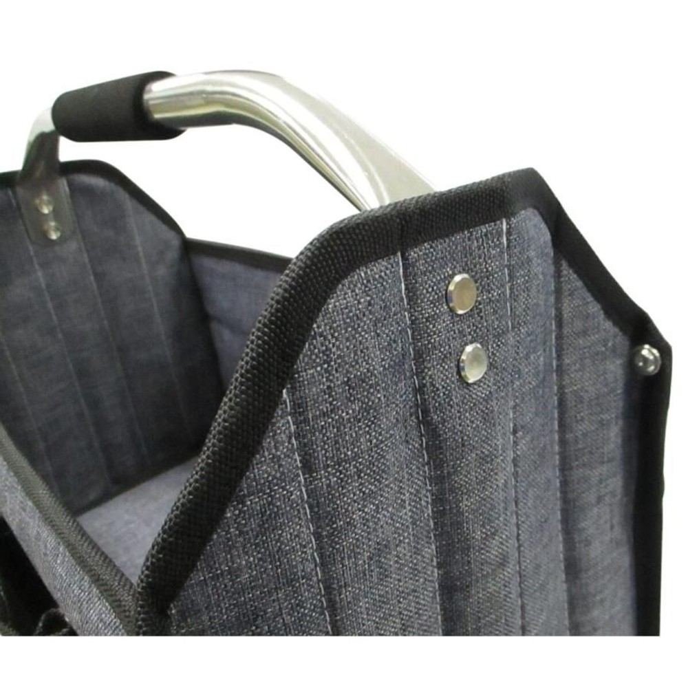 WIZ'A ウィザ 折畳ツールバック WZB-006BL, グレー, 折り畳み式