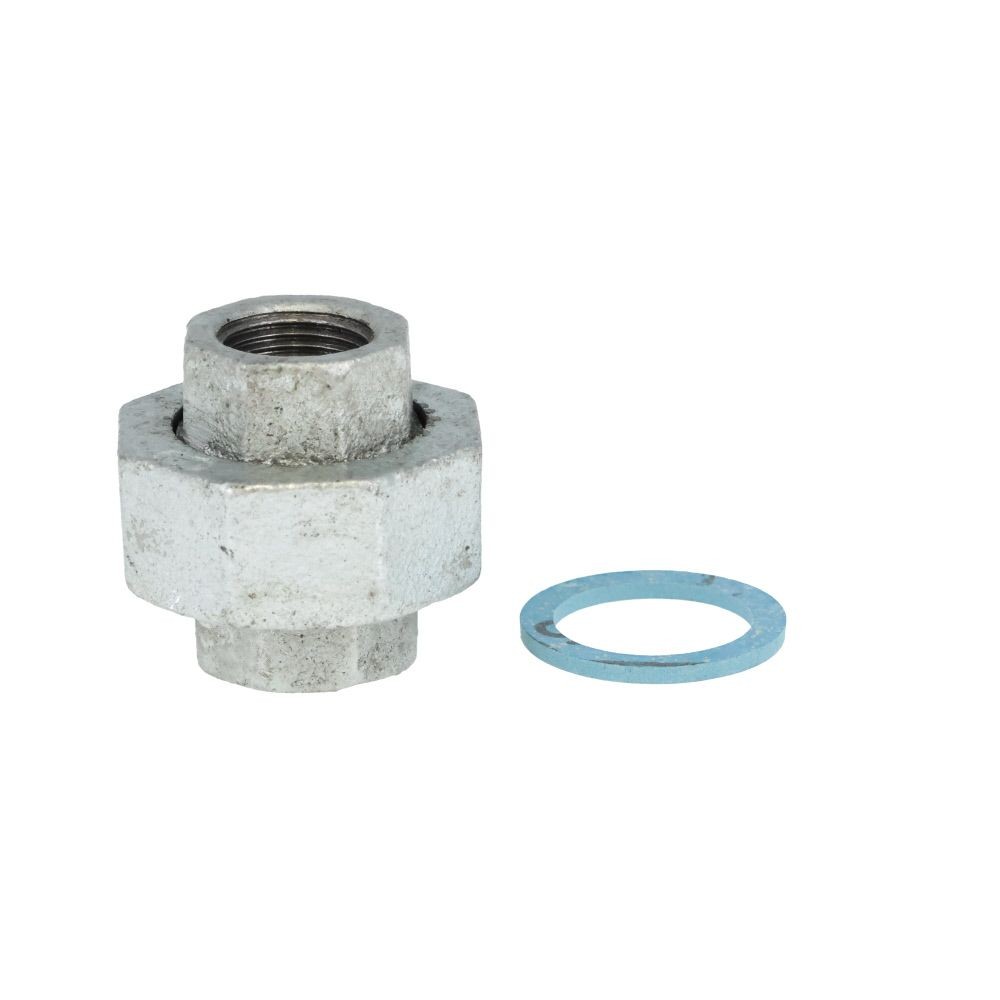 鋼管継手　ユニオン　Ｕ　３/８, シルバー, U3/8