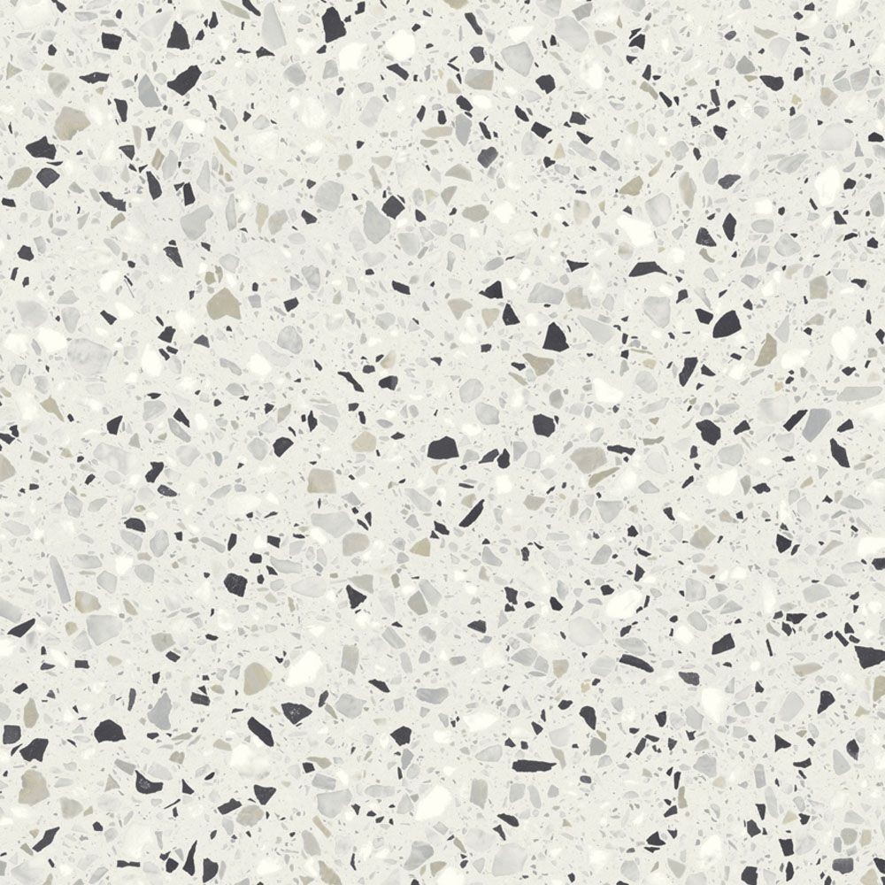 東リ ロイヤルストーン ＰＳＴ４１４５&times;14枚セット, ビアンコテラゾー, 幅450mm&times;奥行450mm&times;高さ3mm