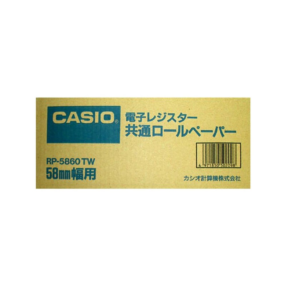 カシオ　レジロ―ルペ―パ―　ＲＰ―5860―ＴＷ, ホワイト, 20個入り