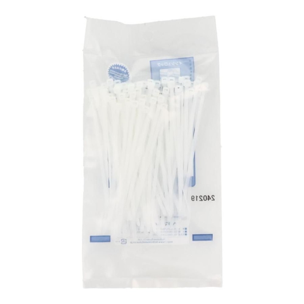 TYTON　ABタイ　幅2.5×長さ100mm　屋内用, 乳白, 100本入り