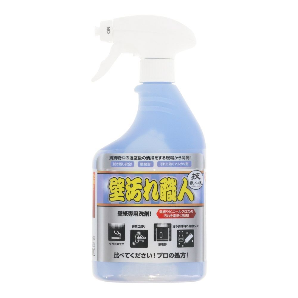 允・セサミ　技職人魂シリーズ　壁汚れ職人　５００ｍｌ, 壁紙用洗浄剤, 500ml