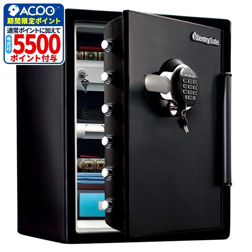 【開梱・設置費込】セントリー耐火耐水金庫  JTW205GGL テンキー式 2時間耐火 56.6L【メーカー直送・代引不可】, ブラック, 56.6L