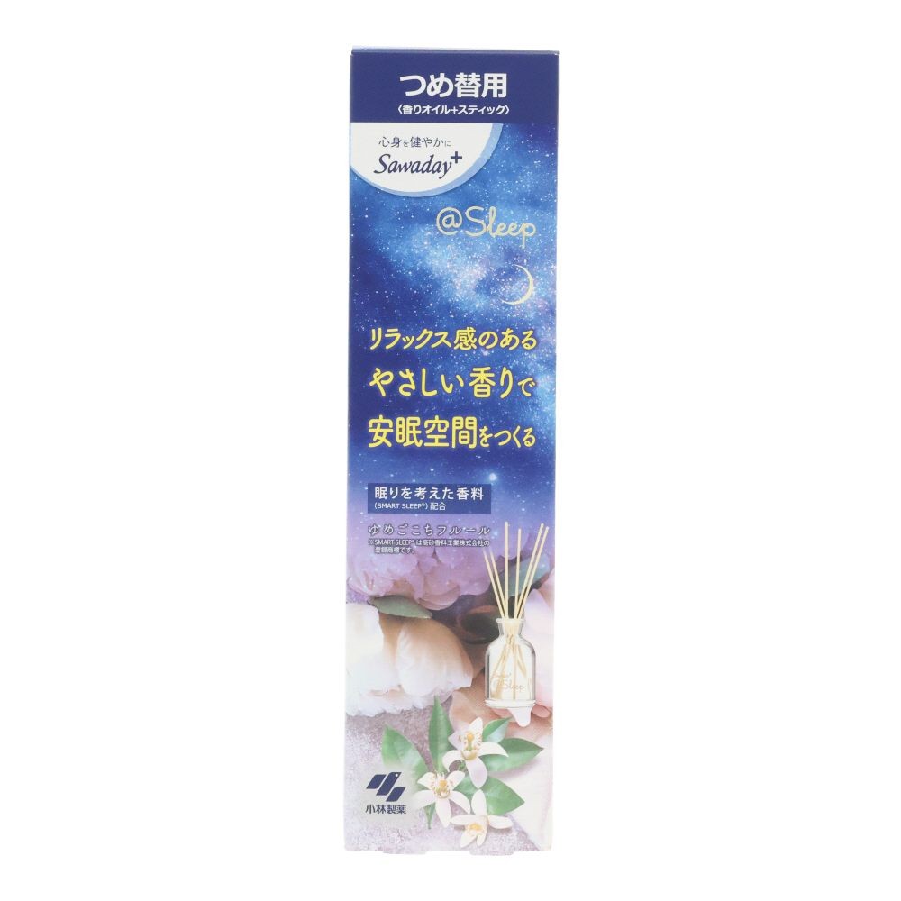 Sawaday＋＠sleep（サワデープラスアットスリープ）　ゆめごこちフルール　つめ替用, ゆめごごちフルール, 70ml