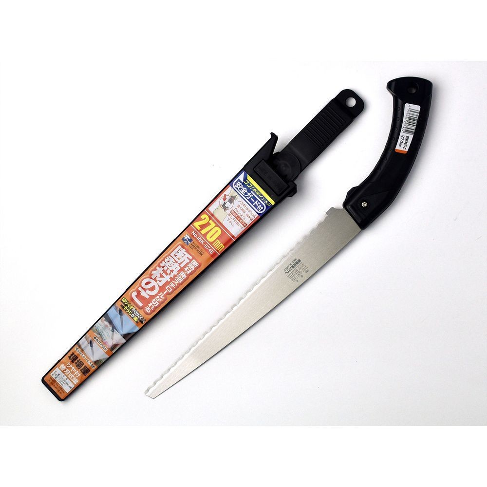 石鋸工業（Ishinoko Industrial） サヤ付替刃式鋸　断熱材のこ　２７０ｍｍ INK-0745, シルバー, 270mm