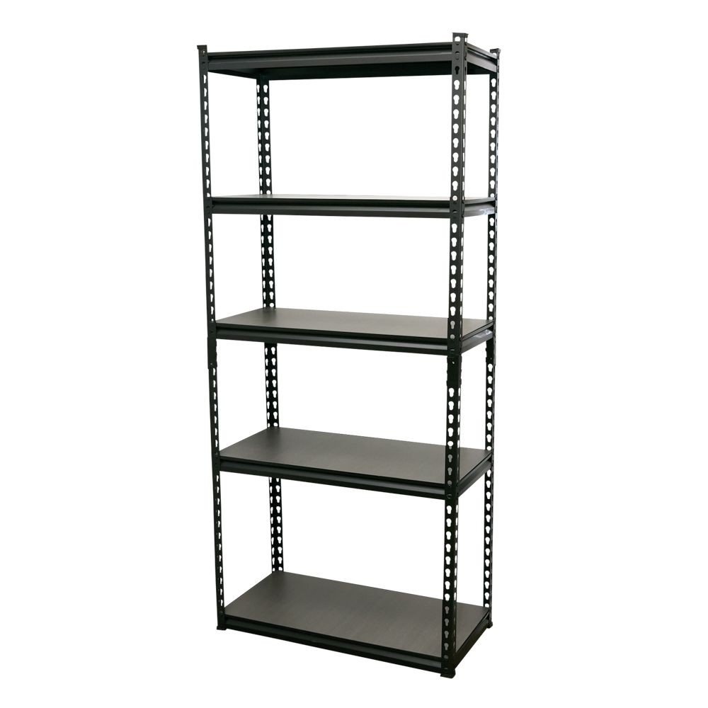 組立簡単なリバーシブル棚の安心ラック  80cm幅, ブラック, 80cm幅