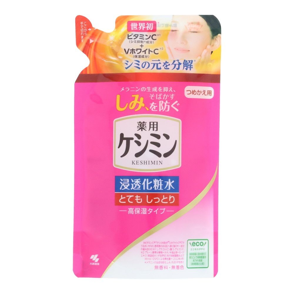 小林製薬　ケシミン浸透化粧水　とてもしっとり　詰替用　１４０ｍｌ, 詰替, 140ml