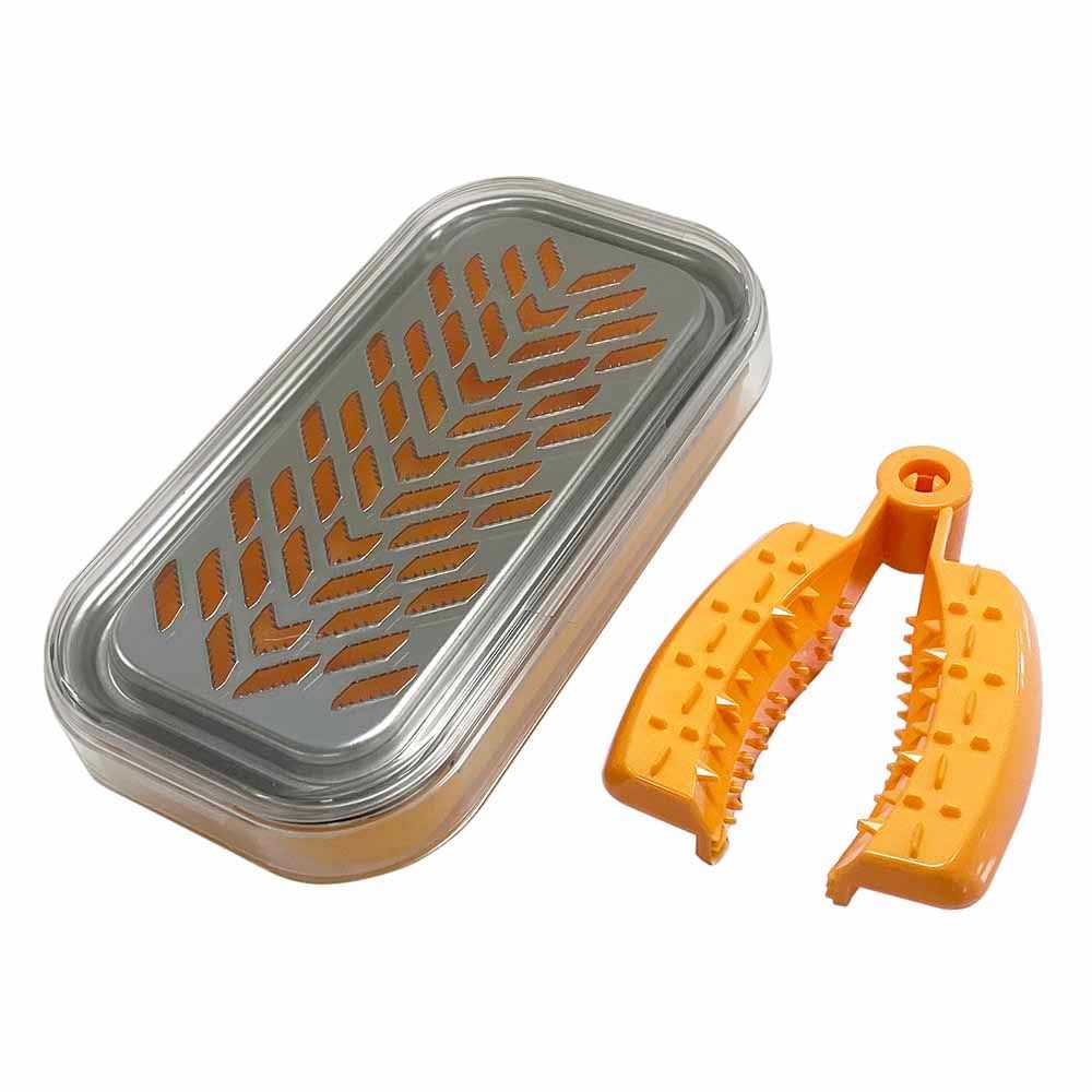 プリンス工業 スマートおろし器 mini 安全ホルダー付 オレンジ PR1434, オレンジ, PR1434