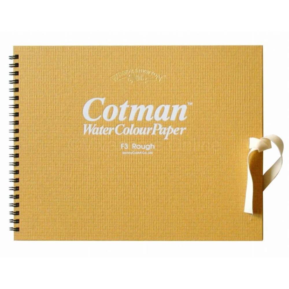 ウィンザー＆ニュートン コットマン スケッチブック アラメ F3 273x220mm, 粗目, F3