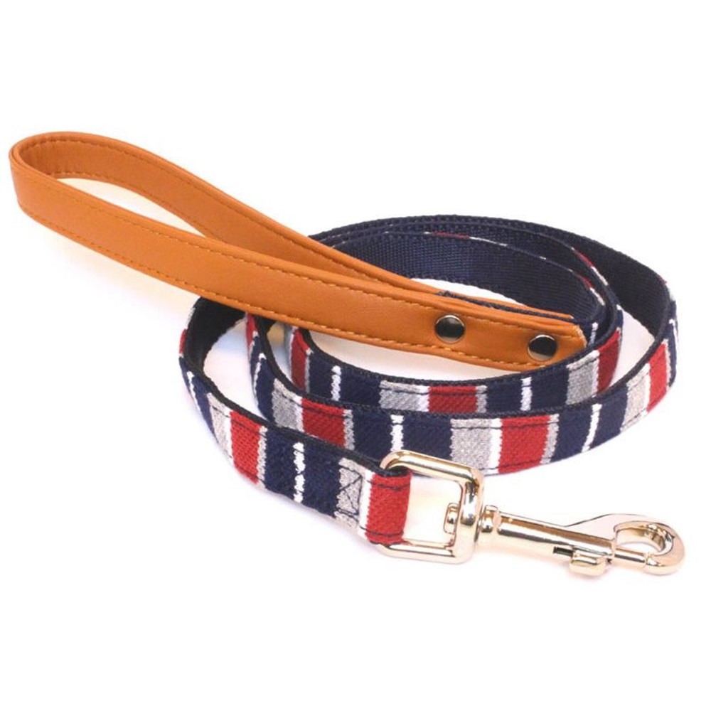 リードッグ　パステルボーダーリード, ネイビー, SSサイズ