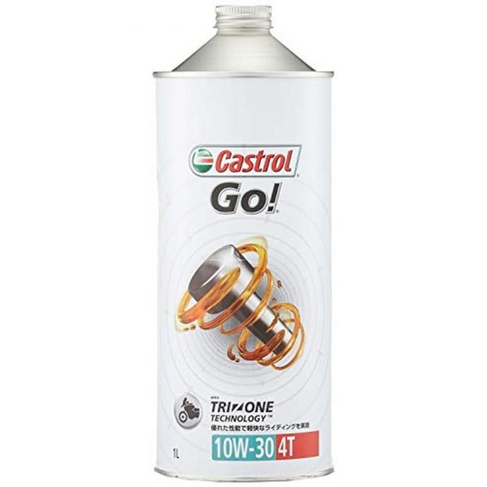 カストロール　GO!　4T　10Ｗ-30　1L, 2輪車4サイクルエンジン用, 1L