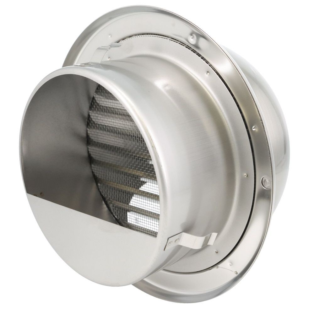 自然　ＳＴ丸型フードガラリ１５０パイＵＫーＧＮ１５０ＳーＨＬ, ヘアーライン, φ150