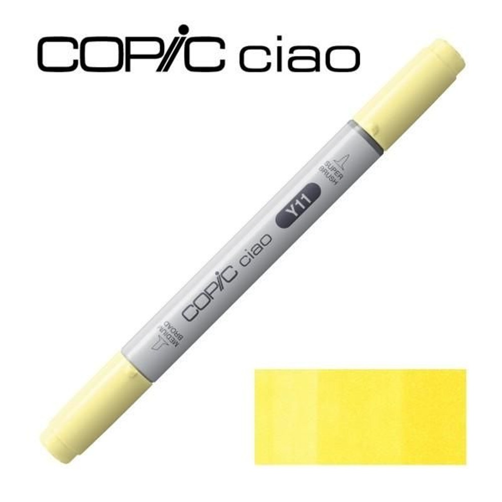 コピックチャオ Y11 ペール・イエロー, コピックチャオ Y11 ペール・, スケッチ