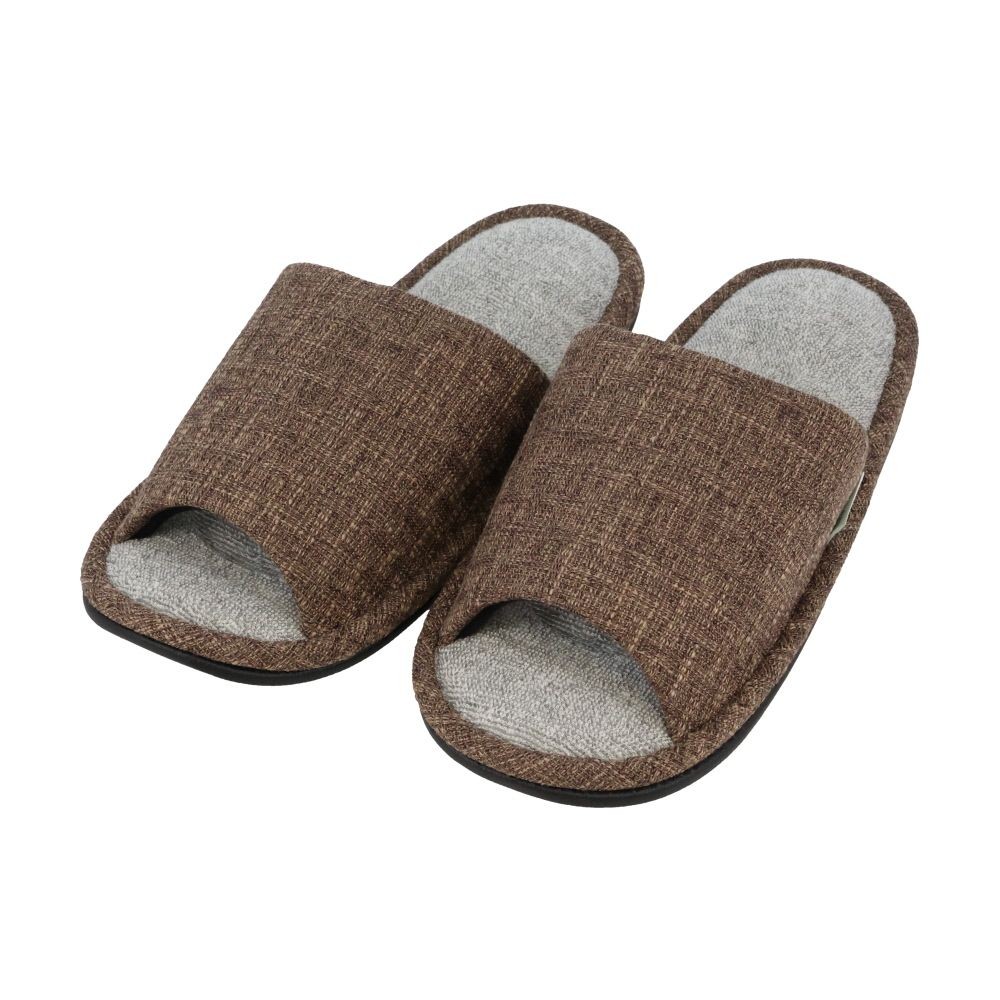 クリンデイズ　消臭　スリッパ　無地　Ｌ, ブラウン, Lサイズ