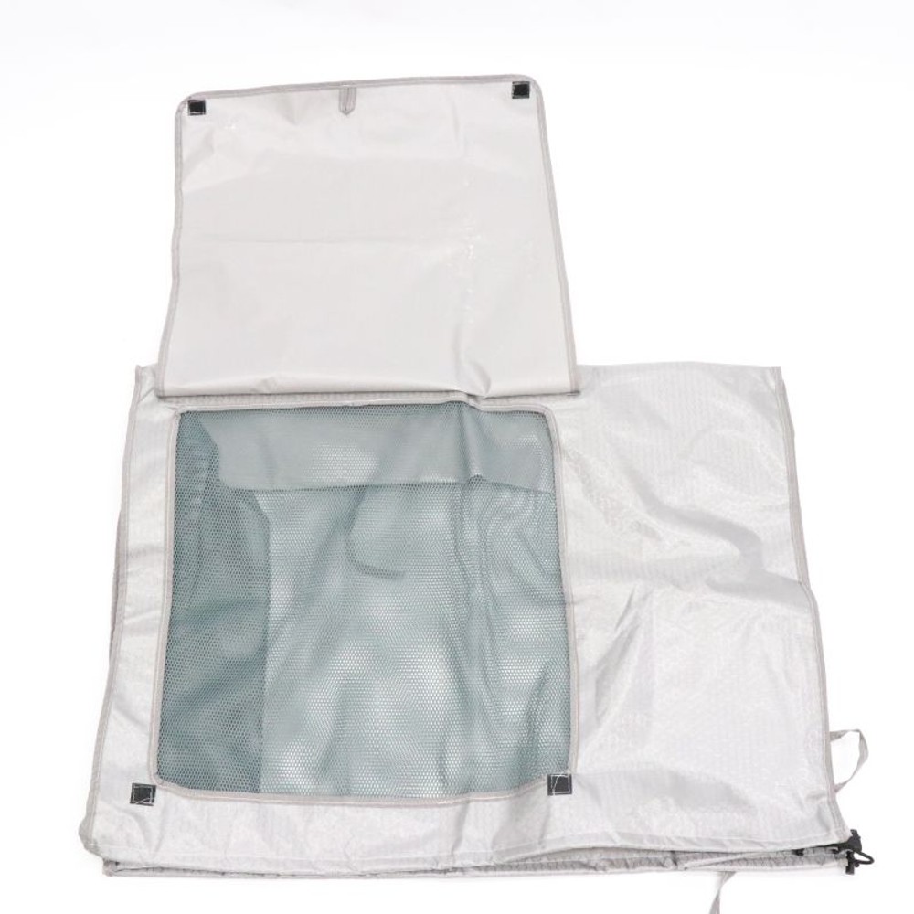 エアコン室外機保護フルカバー　グレー, グレー, 700×550×300mm