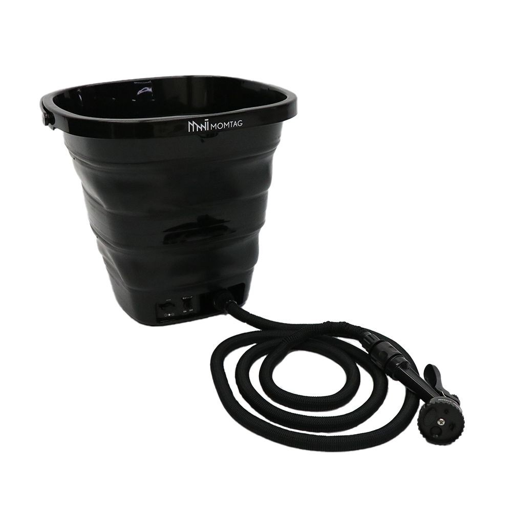 MOMTAG 充電式折りたたみマルチウォッシャー HDL-6601, ブラック, 12L