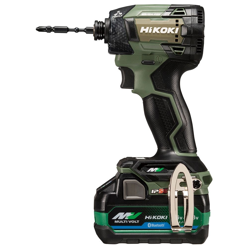 ハイコーキ　HIKOKI ３６ＶインパクトＤＶ（蓄電池２個、充電器付き） WH36DD (2XHSZ), グリーン, WH36DD (2XH)