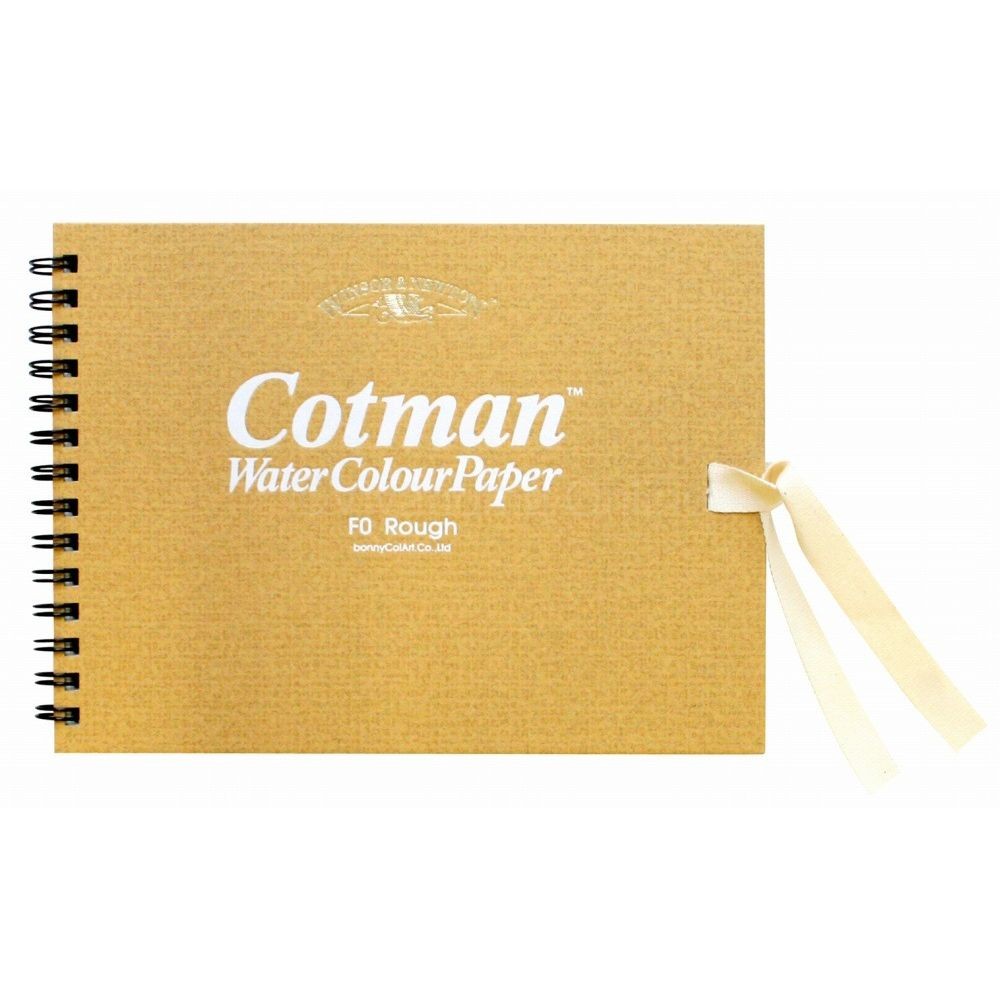 ウィンザー＆ニュートン コットマン スケッチブック アラメ F0 180x140mm, 粗目, F0