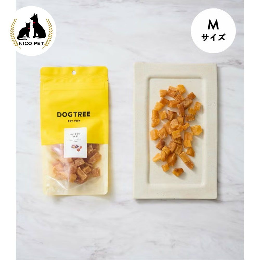 ドッグツリー 一口角切り焼芋 M 70g, 焼き芋, 70g