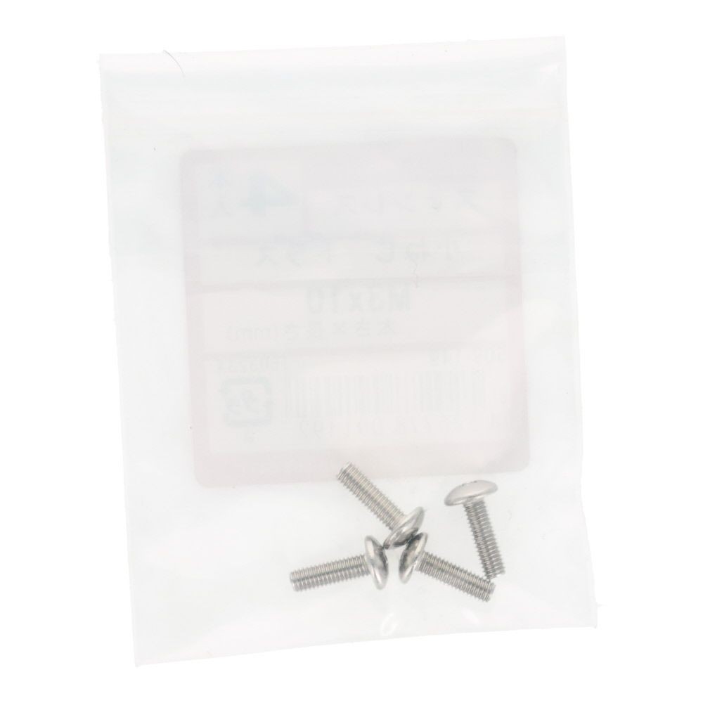 ＯＨＳＡＴＯ　ステン　コネジ　トラス　Ｍ３&times;１０, ステンレス, 4本入り