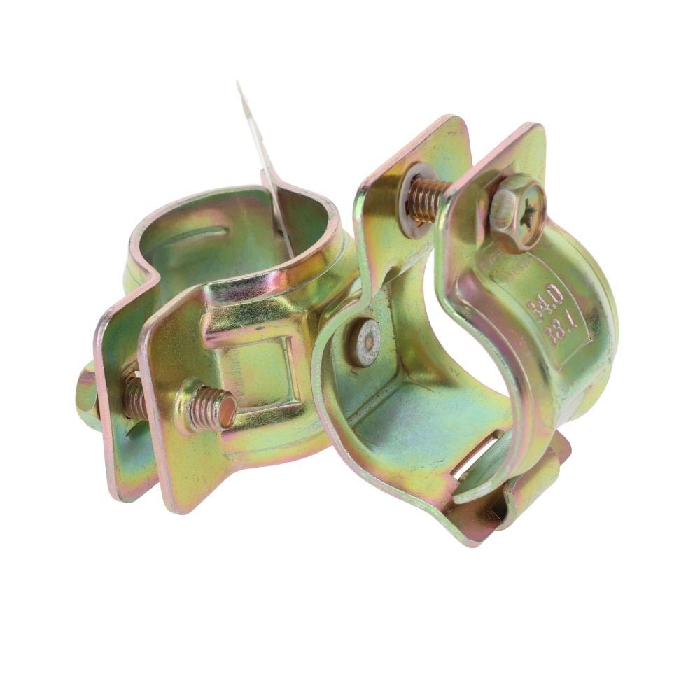 ミニクランプ &phi;38.1&times;38.1 直交, ゴールド, 直交