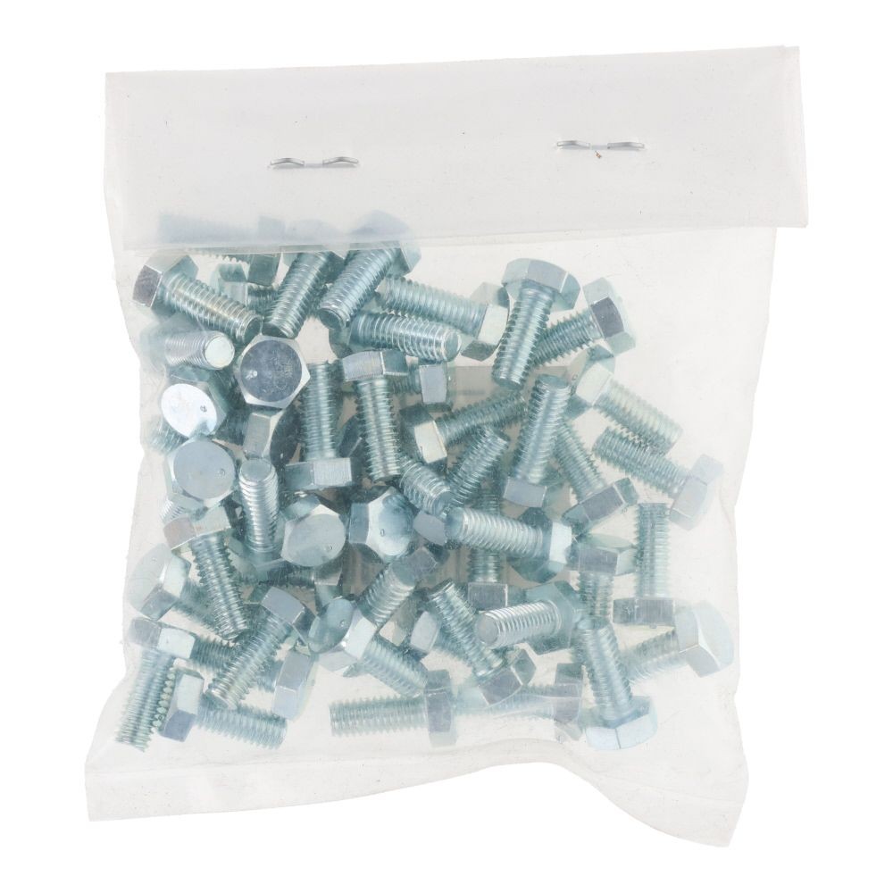 ユニクロ　六角ボルト　Ｍ４&times;１０　５０入, ボルト, 50個入り