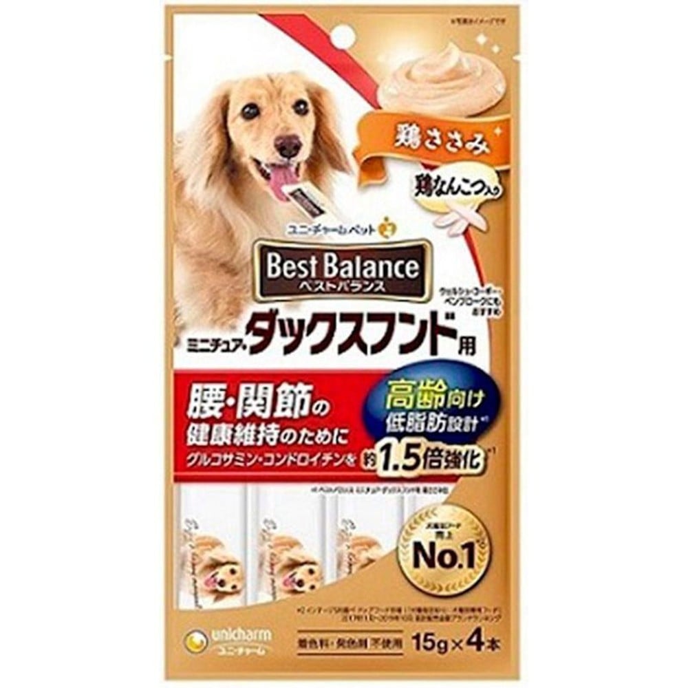 ユニチャーム　ベストバランス　ダックス　高齢　15ｇ4本, その他カラー１, その他サイズ１