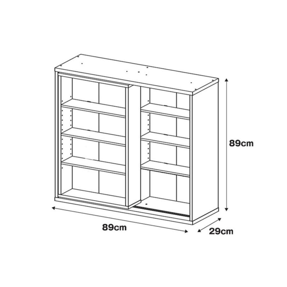 上下連結できる収納　スタック9090ＳＬ　ＢＲ, ブラウン, 9090SL