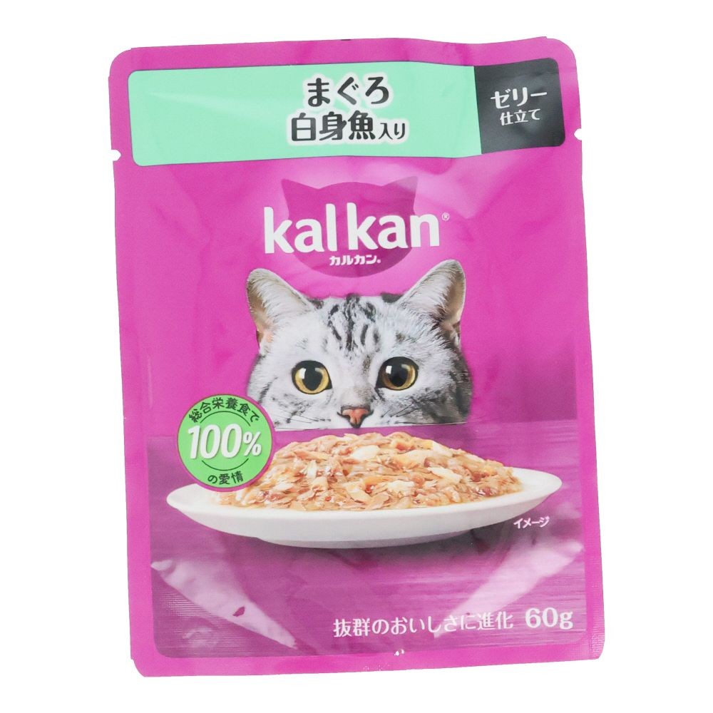 カルカンパウチ　まぐろ　白身魚入り, まぐろ　白身魚入り, 60g