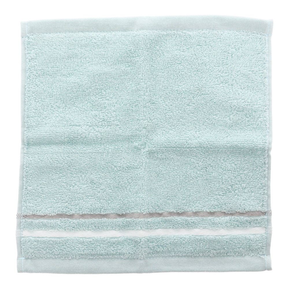 抗菌防臭タオルハンカチ　ブルー, ブルー, 25×25cm