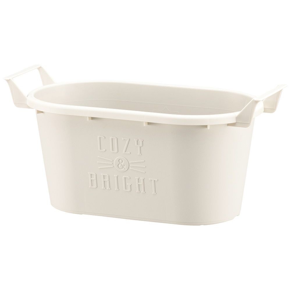 グロウコンテナ　オーバル２５型, ホワイト, 25型