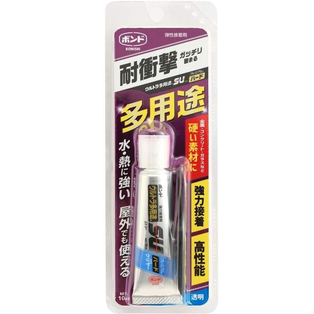 コニシ ボンド ウルトラ多用途ＳＵプレミアムハード　クリヤー　10ml, クリヤー, 10ml