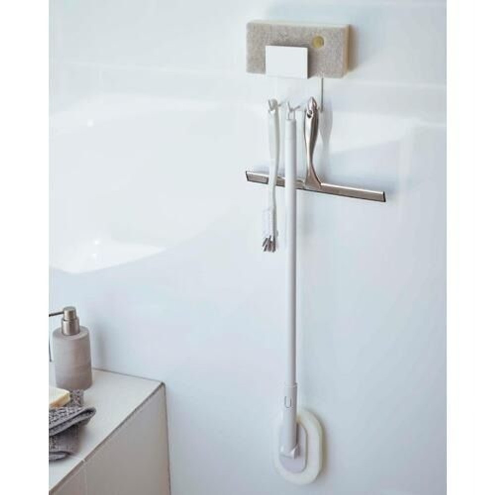 マグネットバスルームクリーニングツールホルダー　ミスト, ホワイト, 約8×6×12ｃｍ