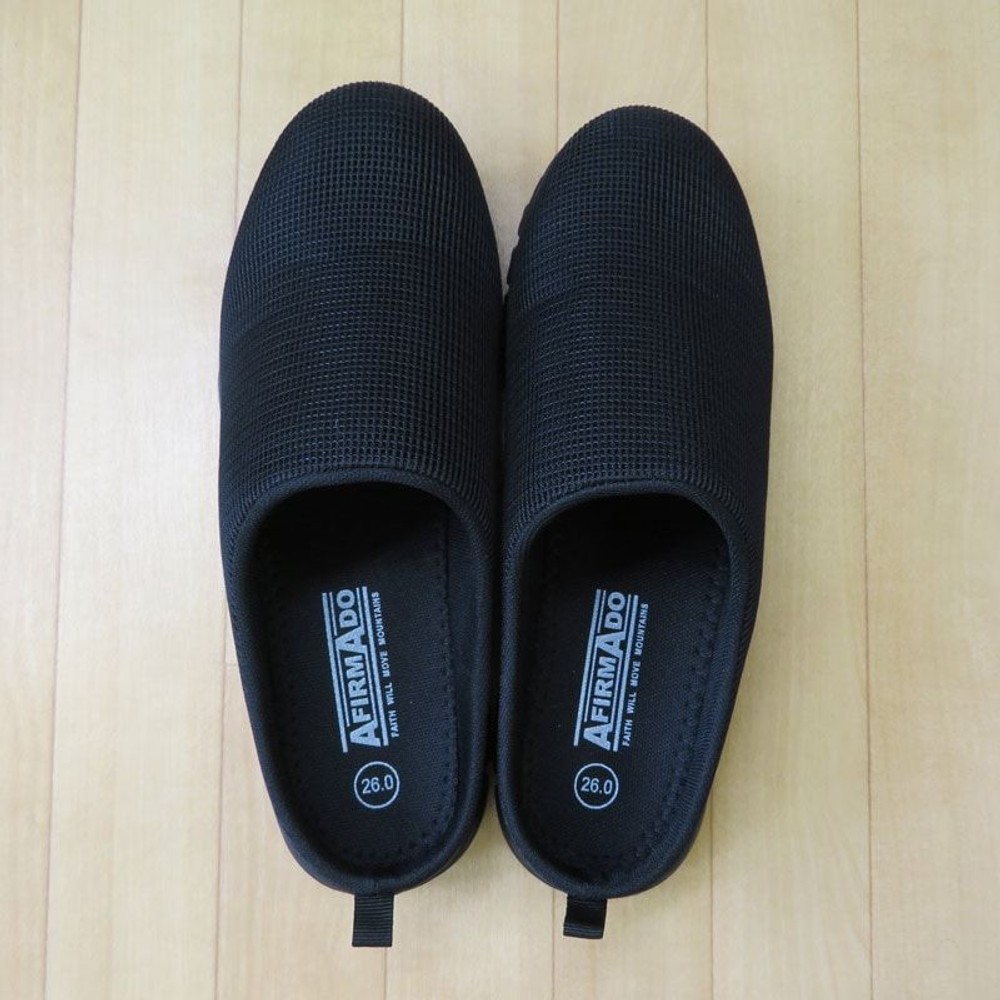 通気性サンダル　黒, 黒（28cm）, 28cm