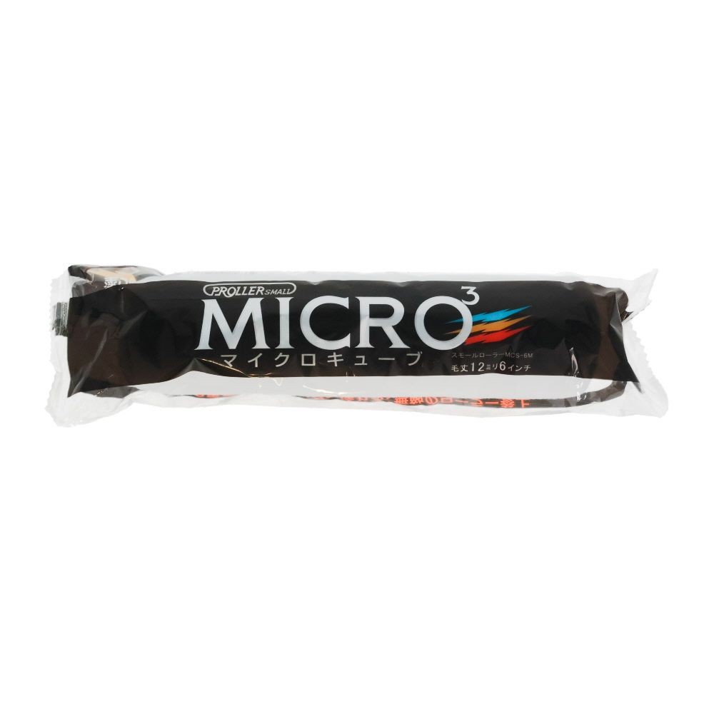 スモールローラー MICRO3（中毛）6R 12mm, ホワイト, 6インチ