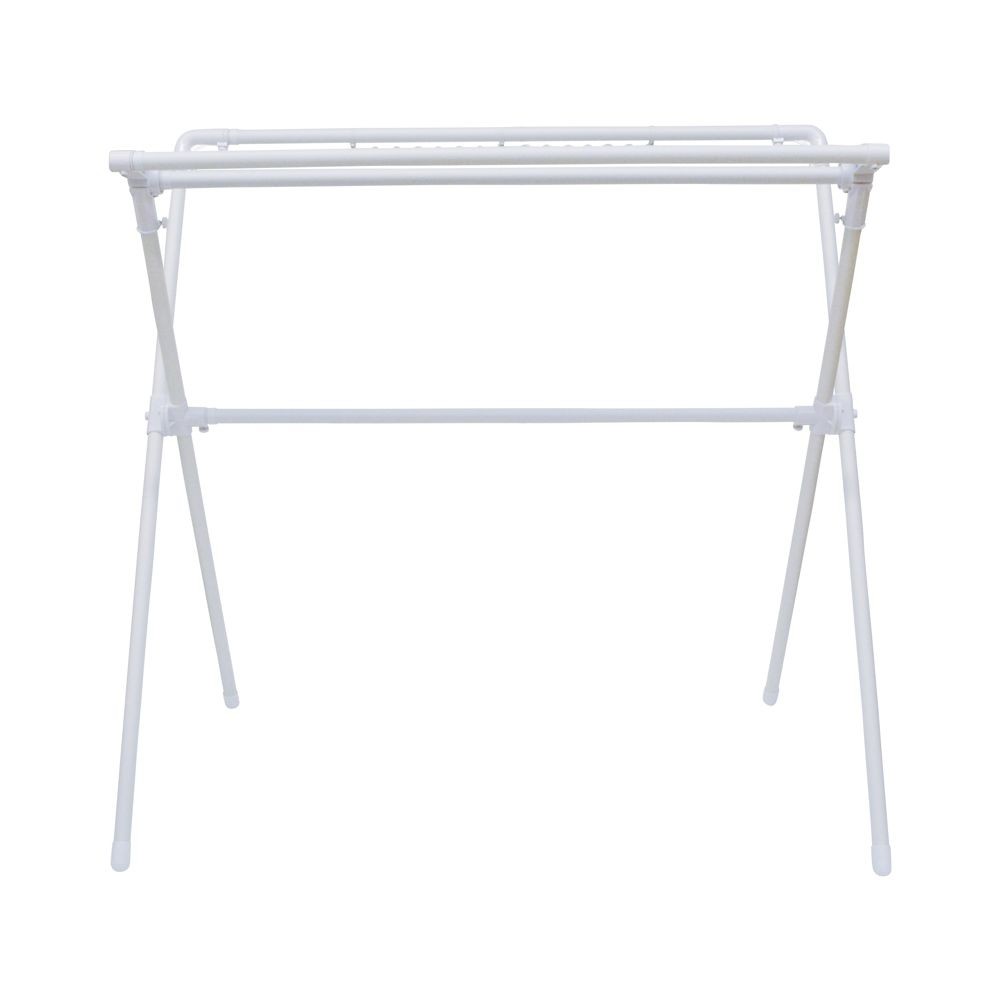 WIZ'A ウィザ デザイン　Ｘ型アルミ布団干しダブルバー, ホワイト, X型